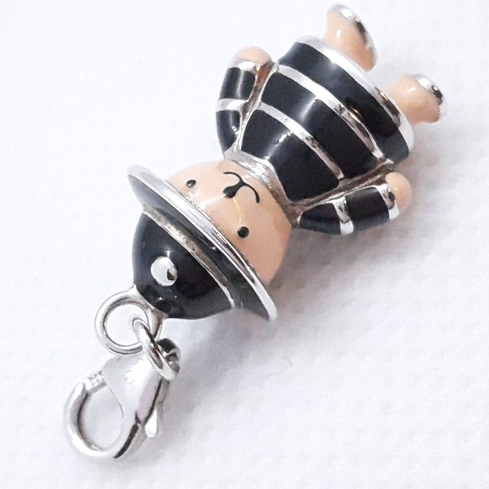 NEW sterling silver and enamel bear charm - Picture 4 of 10